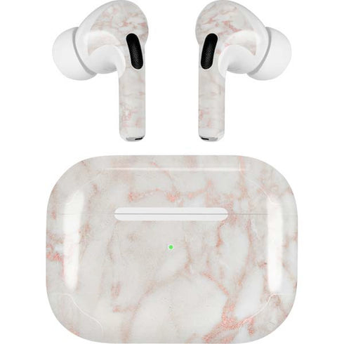 Rose Gold Marble Apple AirPods Pro Skin